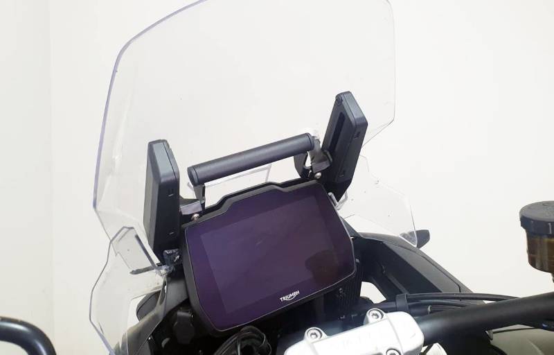 Cockpit-GPS-Halterung für Triumph Tiger 1200 GT/Pro/Explorer/Rally Pro/Rally Explorer 2022-2024 von Moto Discovery