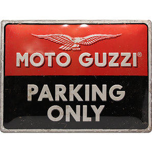 Blechschild Moto-Guzzi Logo Maße: 30x40cm Moto Guzzi von Moto Guzzi