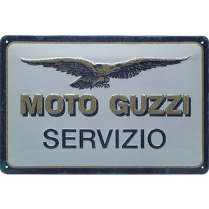 Blechschild Moto-Guzzi Servizio Maße: 30 x 20 cm Moto Guzzi von Moto Guzzi