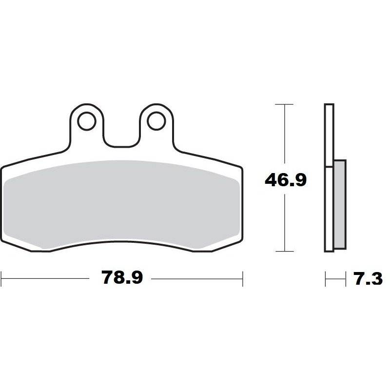 BRAKE PAD CERAMIC von Moto-Master