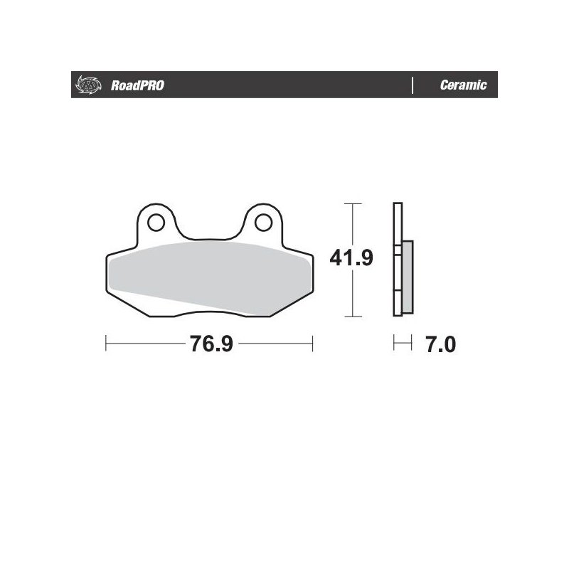 BRAKE PAD CERAMIC von Moto-Master