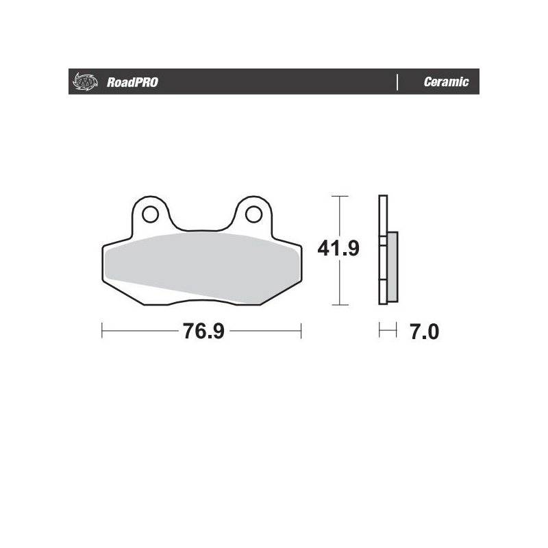 BRAKE PAD CERAMIC von Moto-Master