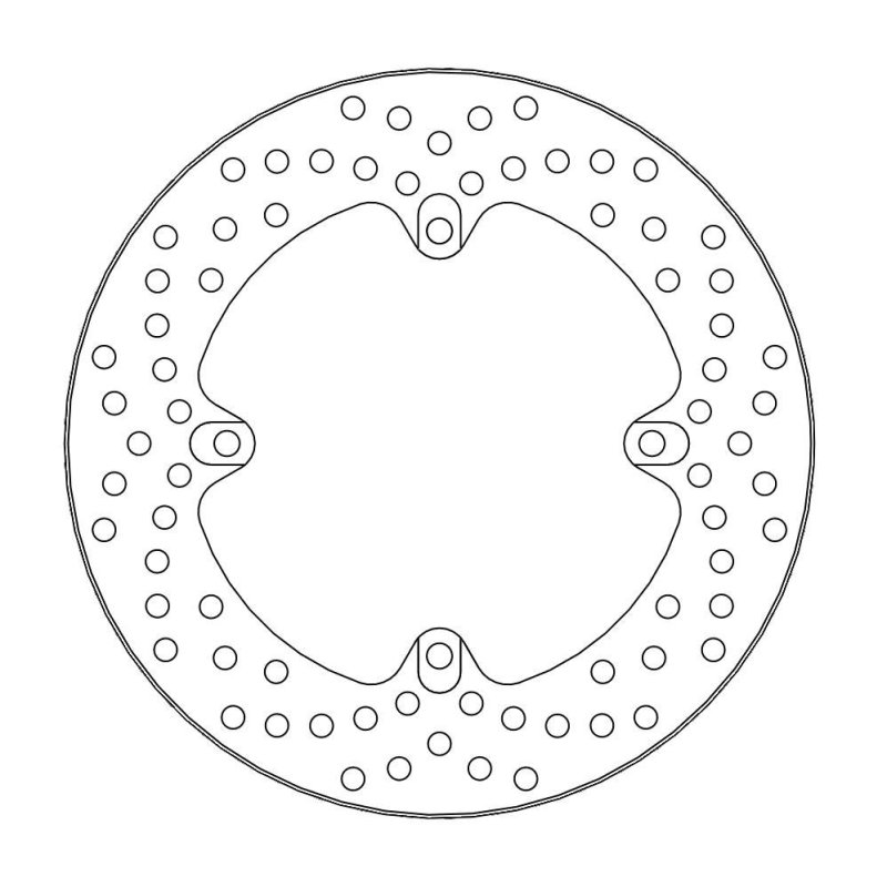 Brake Disc Fix Halo Rear von Moto-Master