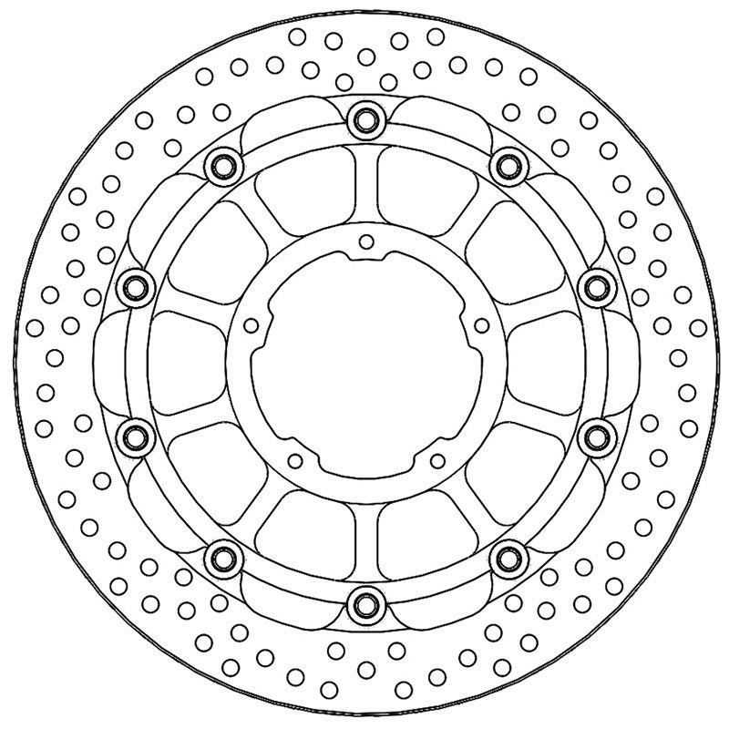 Brake Disc vorne Halo L/R von Moto-Master