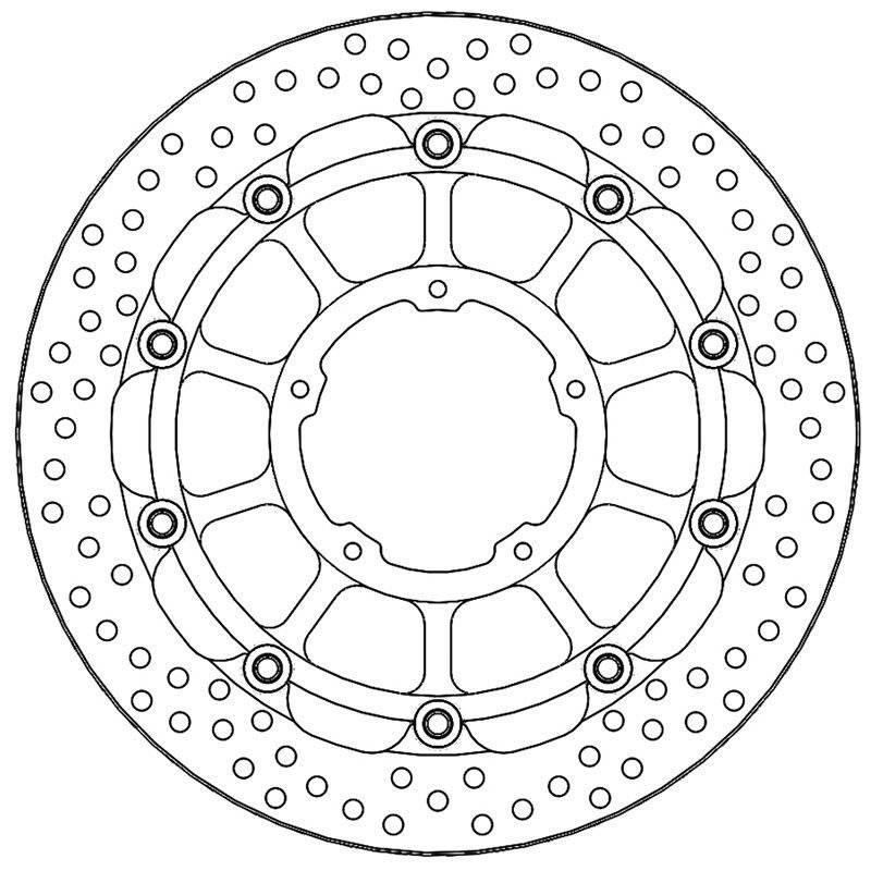 Brake Disc vorne Halo L/R von Moto-Master