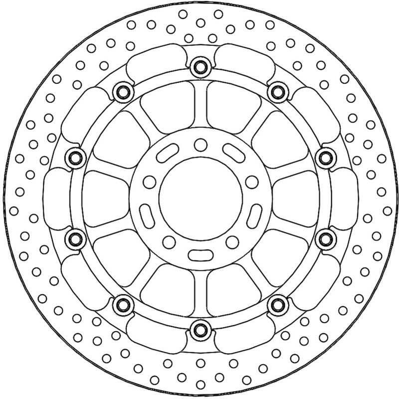 Brake Disc R Halo Fr L/R von Moto-Master