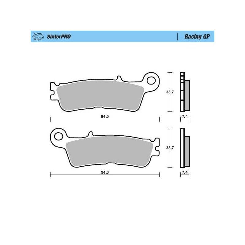 MM BRAKEPAD 099822 von Moto-Master