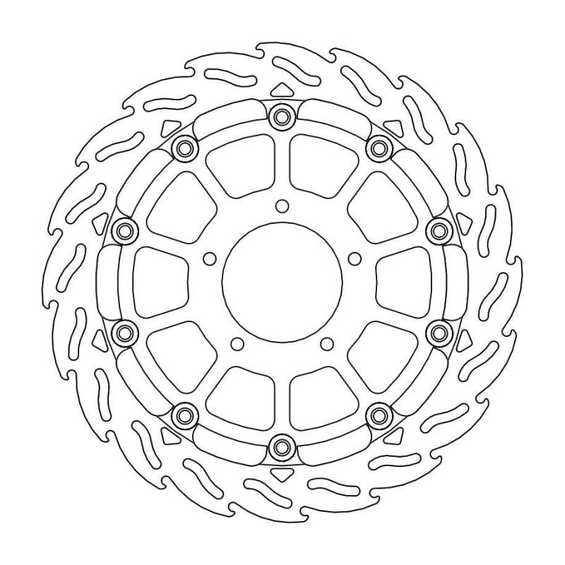 MOTO-MASTER Brake Disc Flame Racing Ft R von Moto-Master