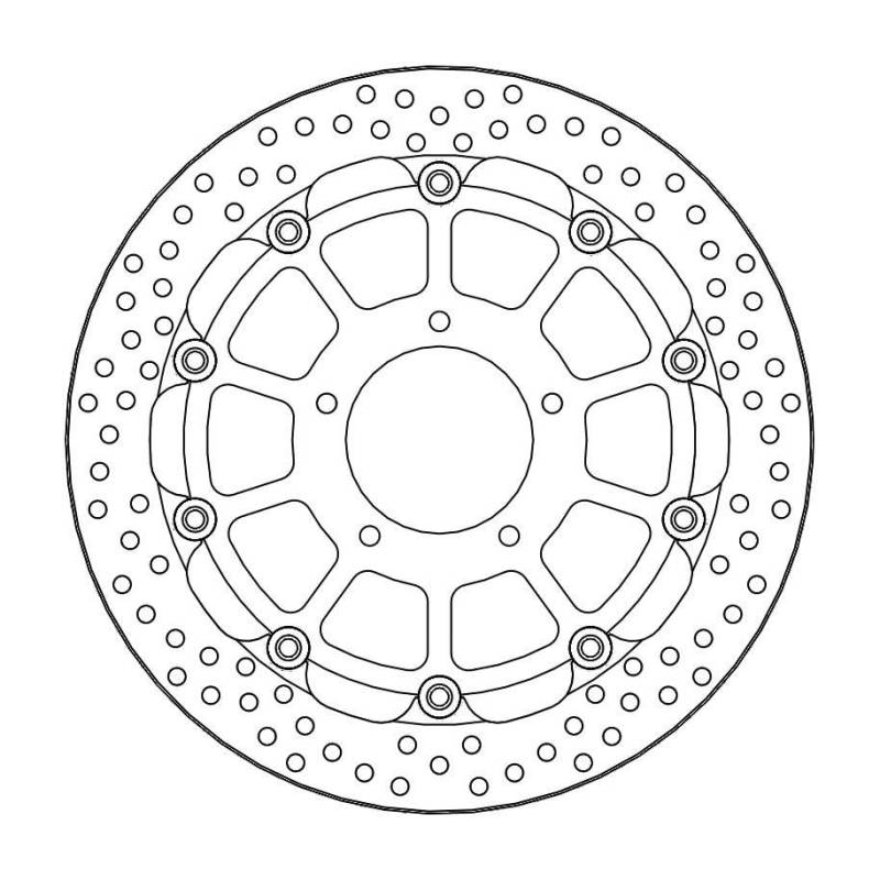 MOTO-MASTER Brake Disc Halo Racing Fr von Moto-Master