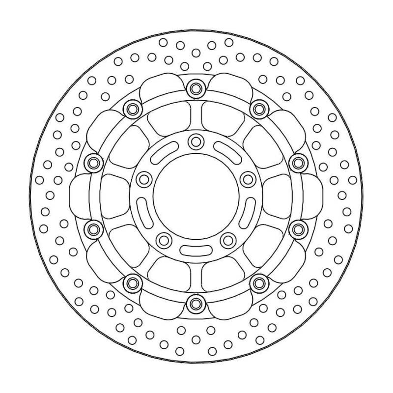 MOTO-MASTER Brake Disc Halo Racing Fr von Moto-Master