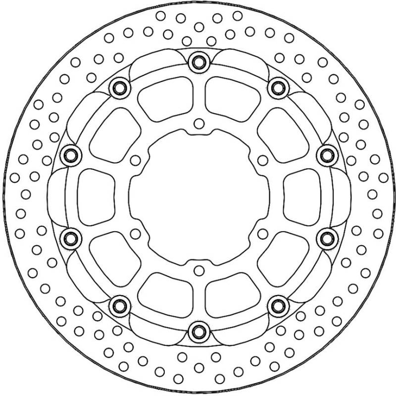 MOTO-MASTER Brake Disc Halo T-Floater Ft von Moto-Master