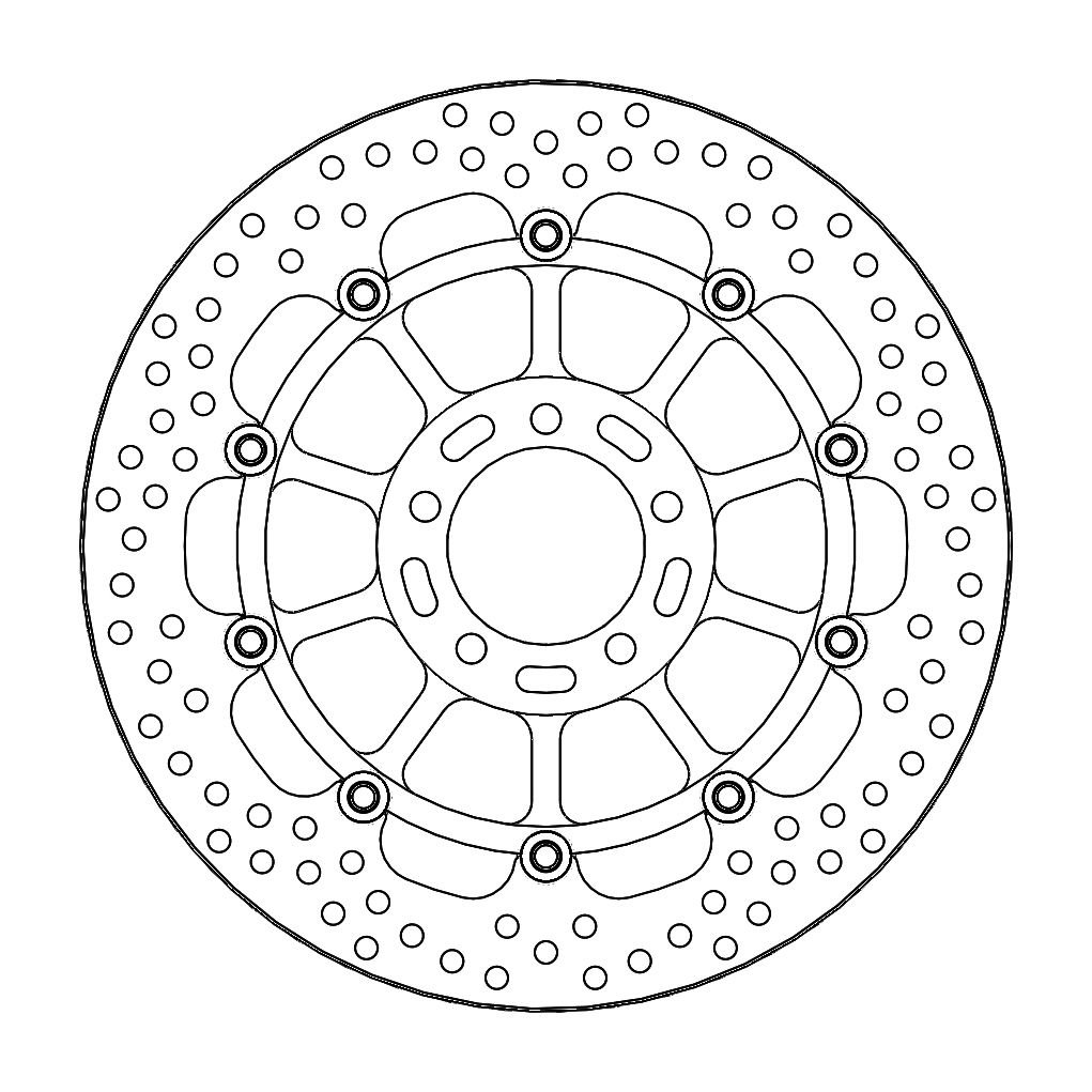 MOTO-MASTER Brake Disc Halo T-Floater Ft von Moto-Master