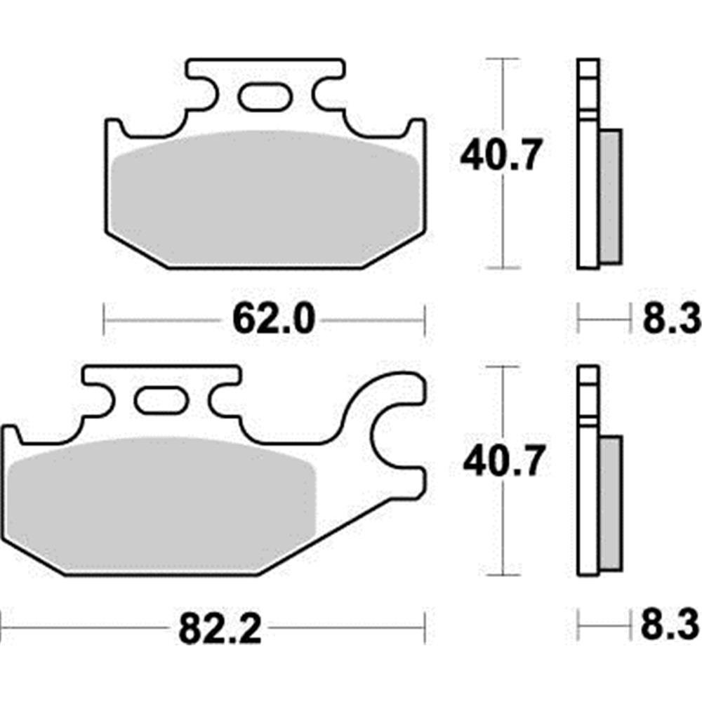 MOTO-MASTER Brake Pad Nitro von Moto-Master