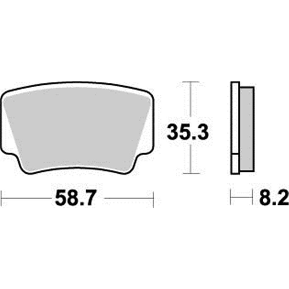 MOTO-MASTER Brake Pad Nitro von Moto-Master