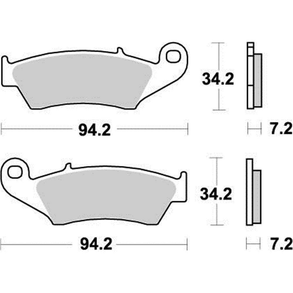 MOTO-MASTER Brake Pad Nitro von Moto-Master