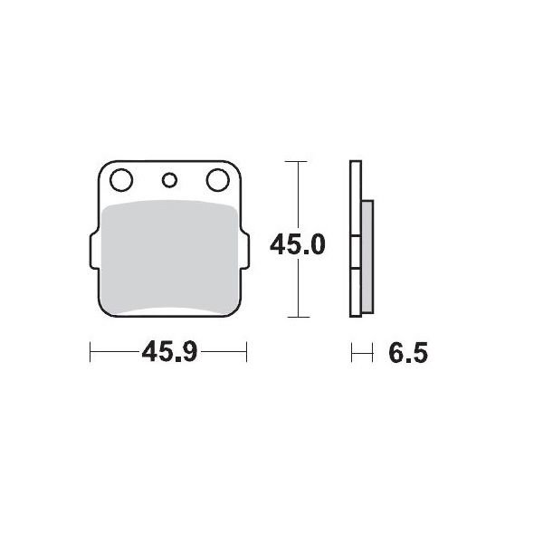 MOTO-MASTER Brake Pad Racing Gp von Moto-Master