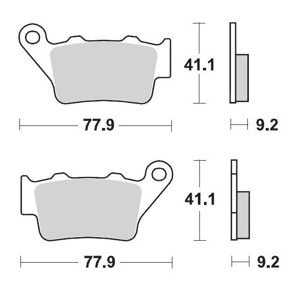 MOTO-MASTER Brake Pad Racing von Moto-Master