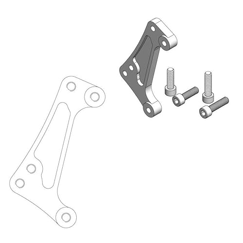 Moto Master Adapter Halterung für Supermoto Racing 300 mm von Moto Master