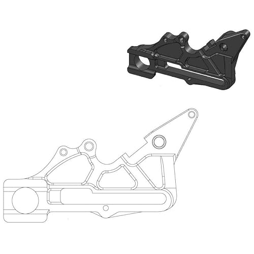 Moto Master Adapter für hintere Scheibe 240mm von Moto Master