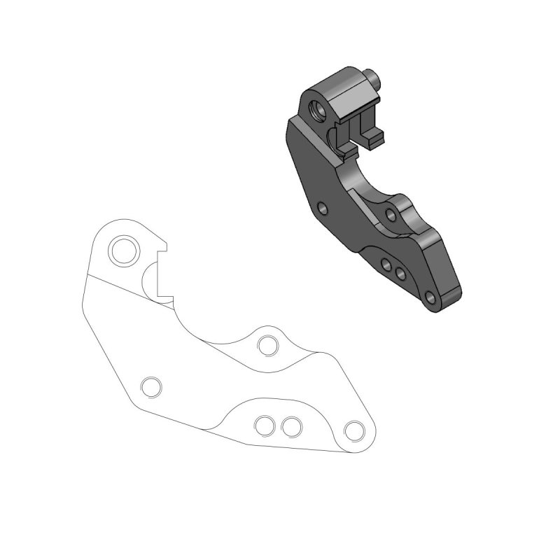 Moto-Master Brake Caliper Adaptor Dak 211056 von Moto-Master