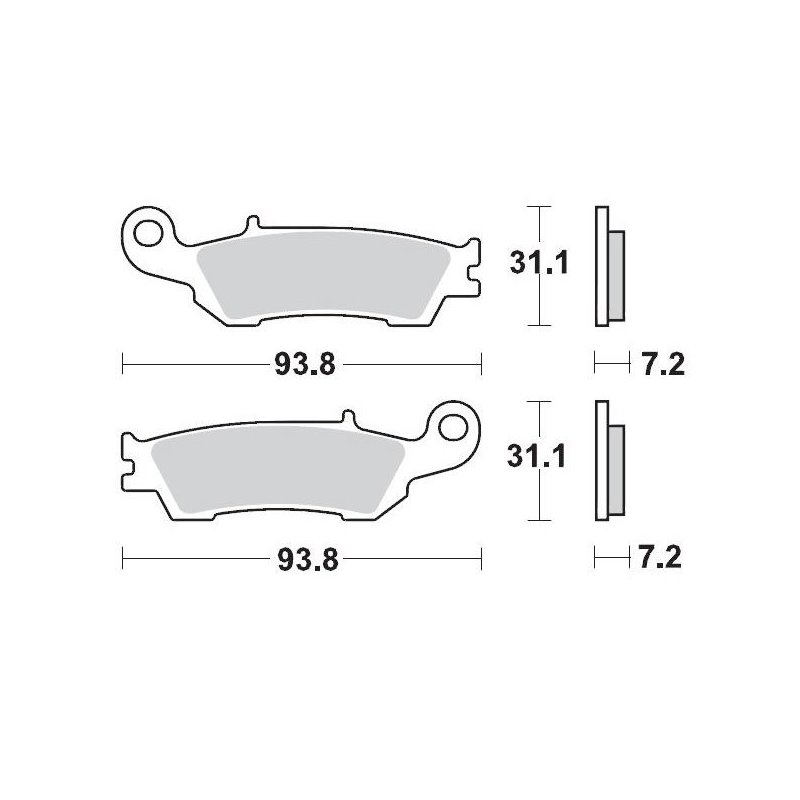 Moto-Master Bremsbeläge 094911 094911 von Moto-Master