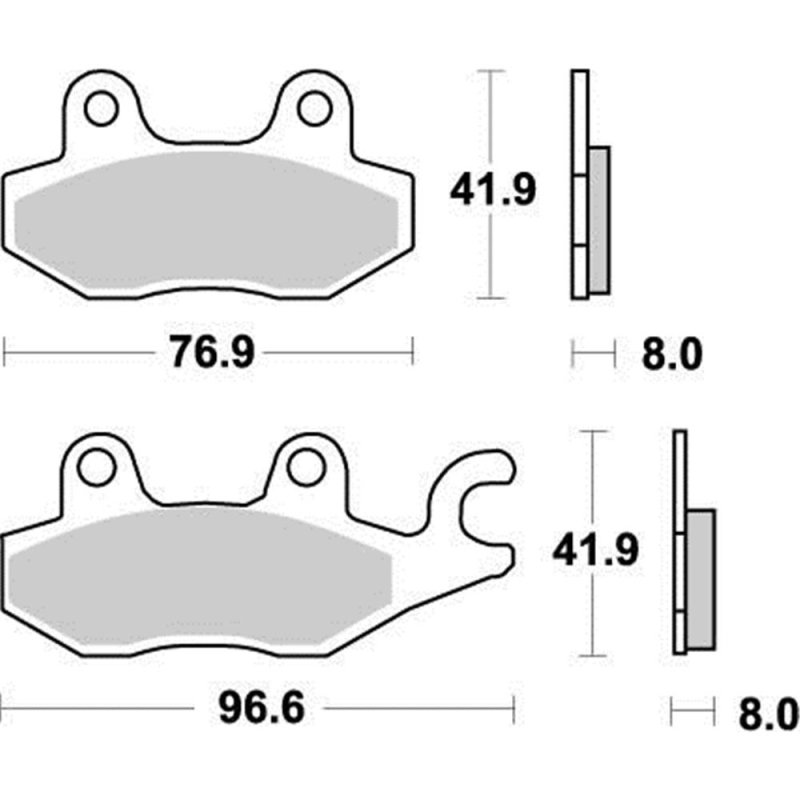 Moto-Master Bremsbeläge Nitro 092621 von Moto-Master