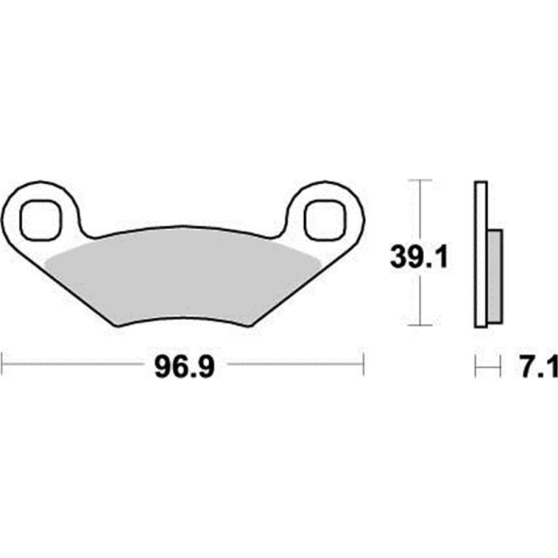 Moto-Master Bremsbeläge Nitro 097021 von Moto-Master