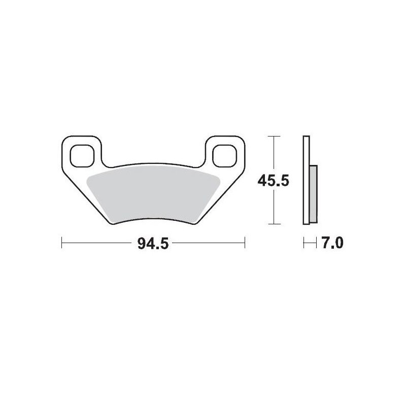 Moto-Master Bremsbeläge Polaris Kymco 097211 von Moto-Master