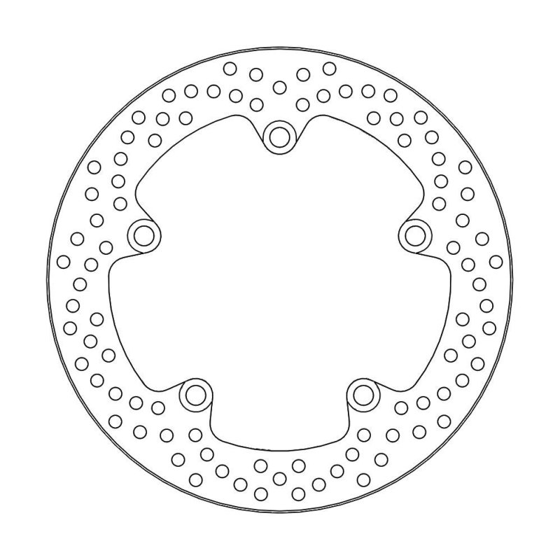 Moto-Master Bremsscheibe Fix Round L/R 110621 von Moto-Master