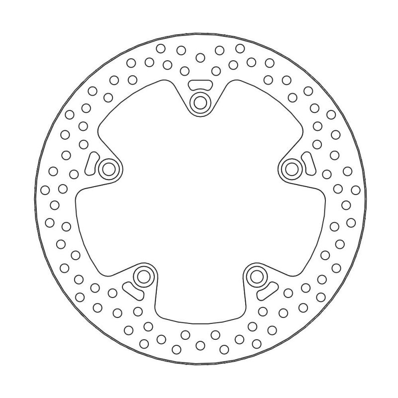 Moto-Master Bremsscheibe Fix Rund 110675 von Moto-Master