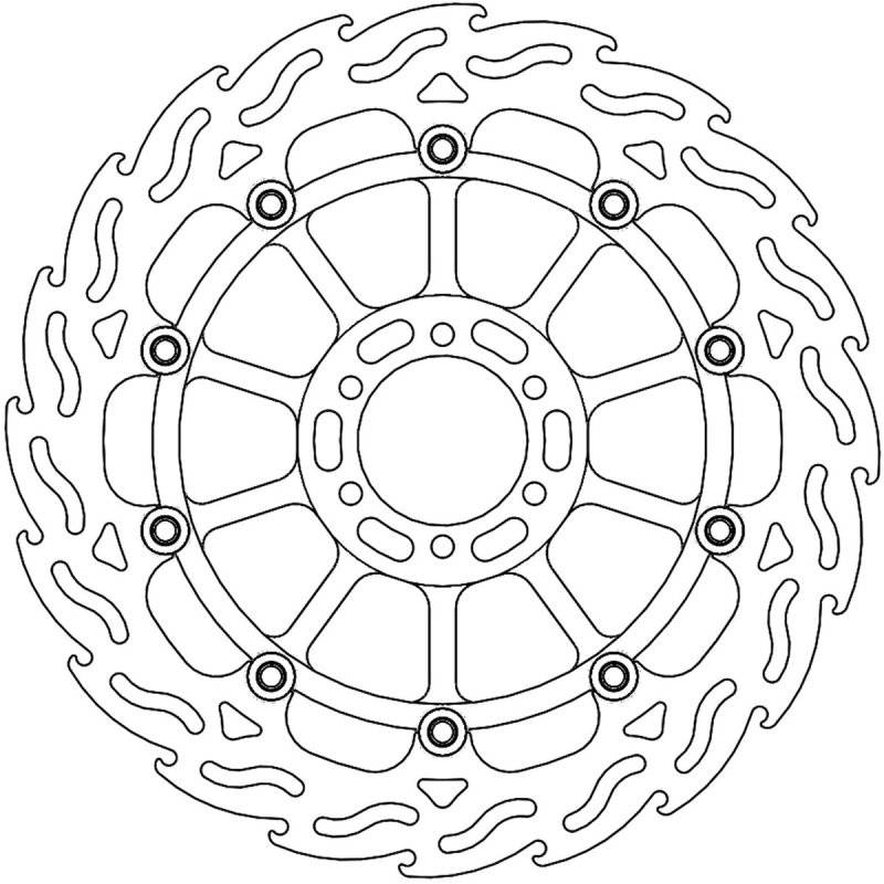 Moto-Master Bremsscheibe Flame 112297 von Moto-Master