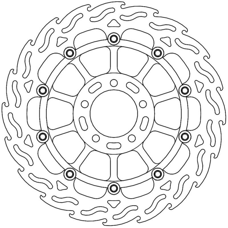 Moto-Master Bremsscheibe Flame 112298 von Moto-Master