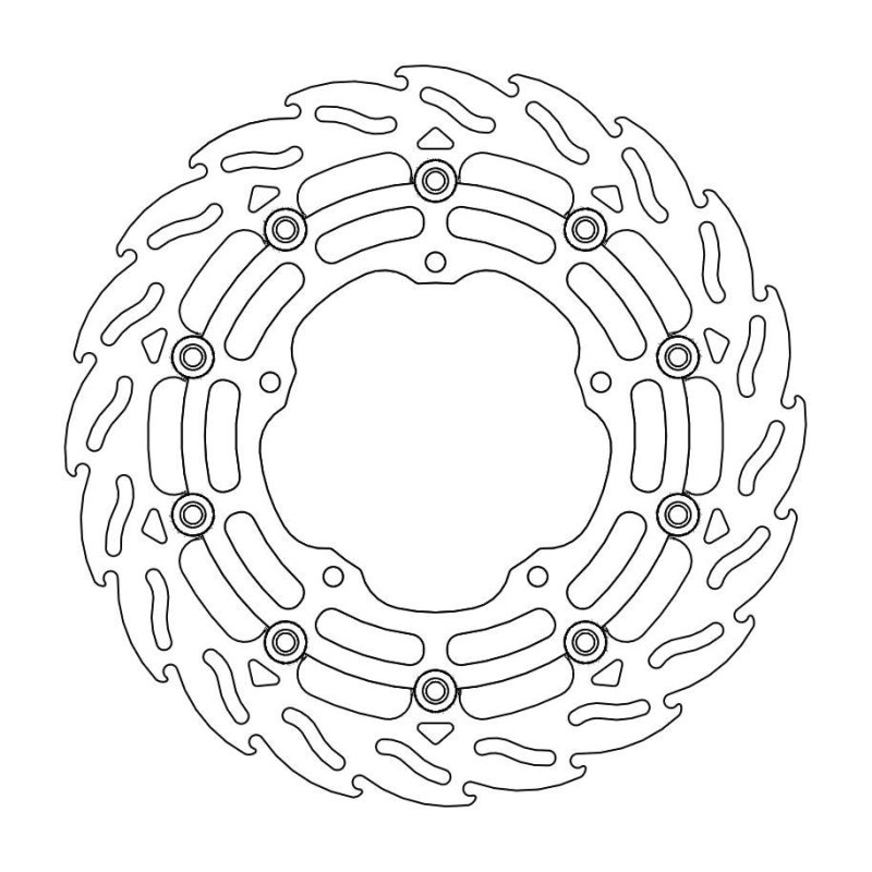 Moto-Master Bremsscheibe Flame Rechts 112243 von Moto-Master