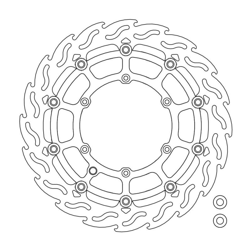 Moto-Master Bremsscheibe Float Flame Sumo 112232 von Moto-Master