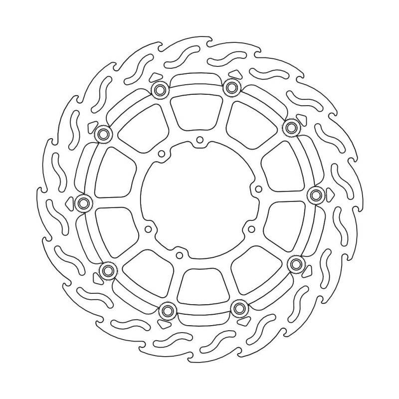 Moto-Master Bremsscheibe Float Flame Sumo MM112228 von Moto-Master