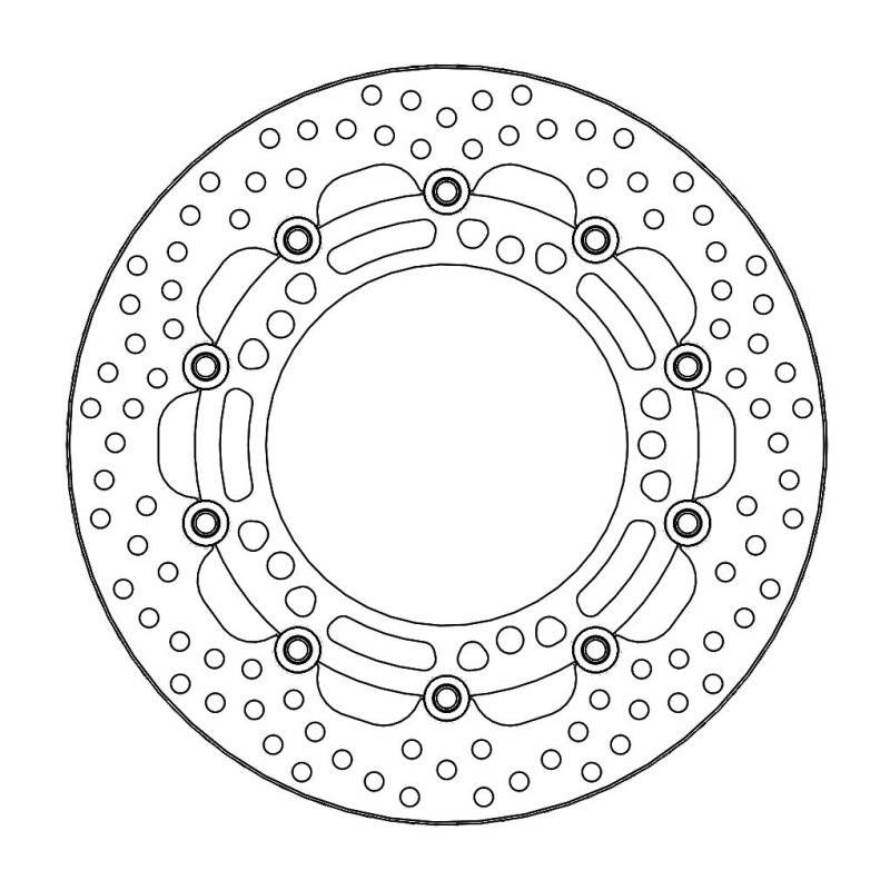 Moto-Master Bremsscheibe Float Round 112281 von Moto-Master