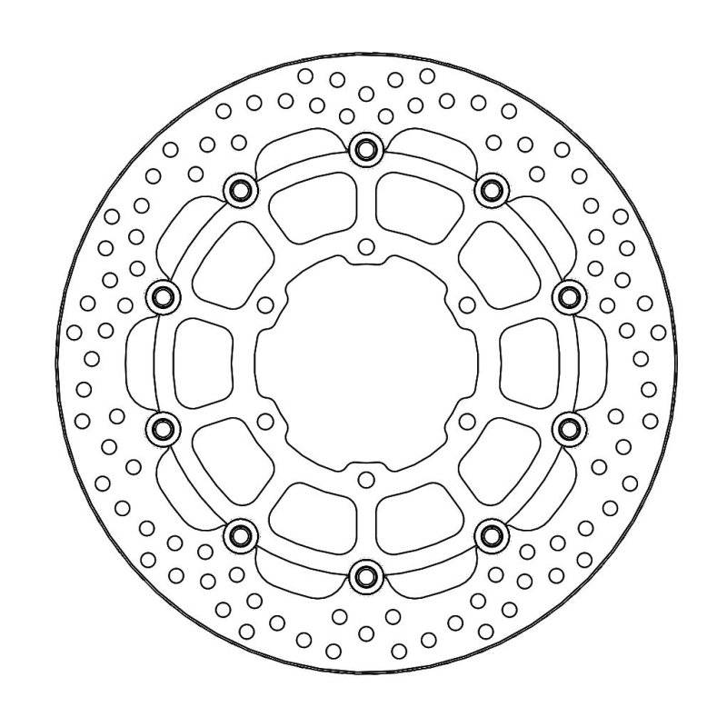 Moto-Master Bremsscheibe Float Round 112287 von Moto-Master