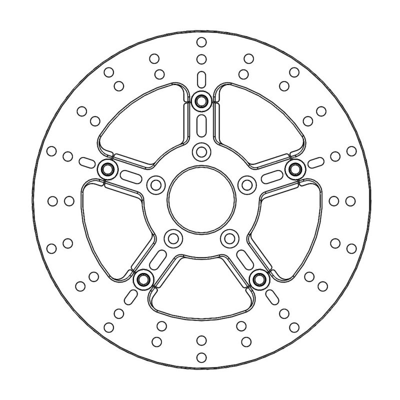 Moto-Master Bremsscheibe Float Round 112293 von Moto-Master