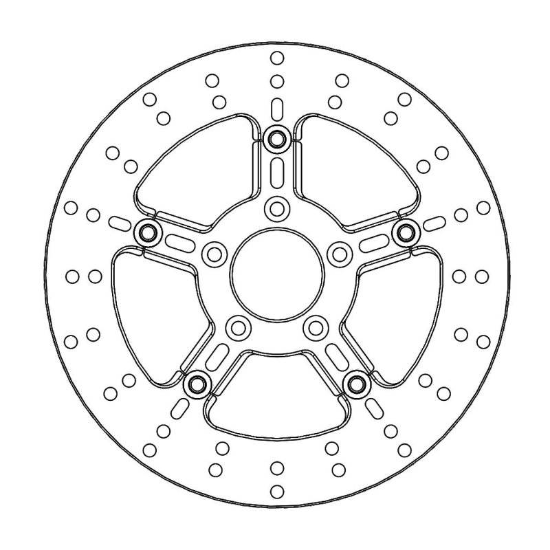 Moto-Master Bremsscheibe Float Round 112293 von Moto-Master