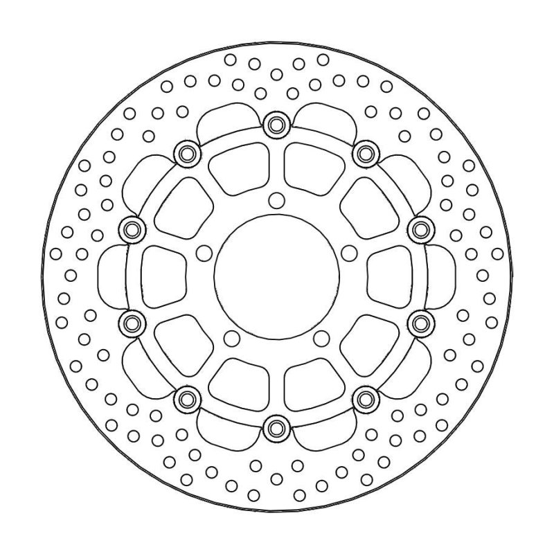 Moto-Master Bremsscheibe Float Round L/R 112174 von Moto-Master