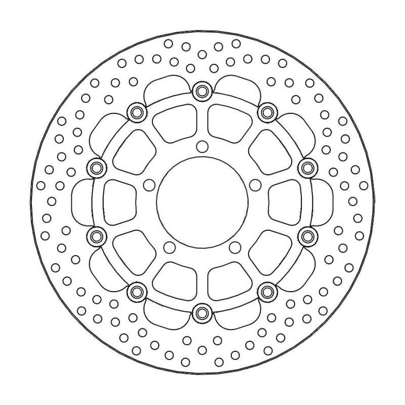 Moto-Master Bremsscheibe Float Round L/R 112174 von Moto-Master