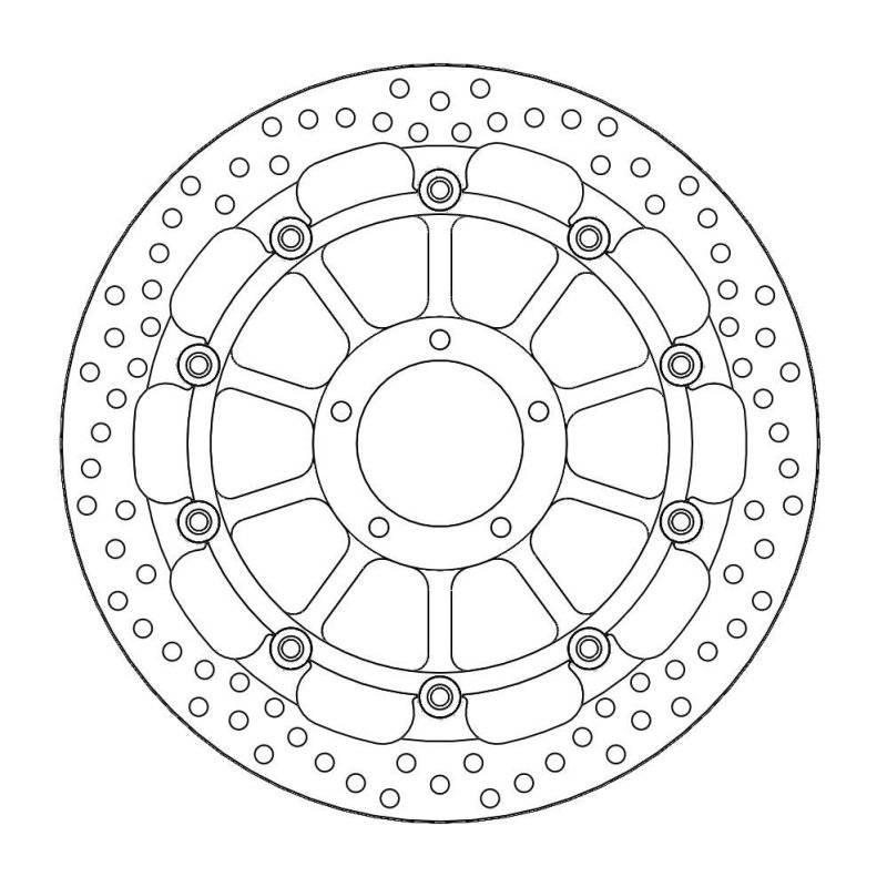 Moto-Master Bremsscheibe Round 5.5Mm 113168 von Moto-Master