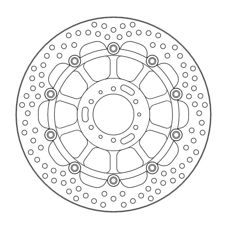 Moto-Master Bremsscheibe Round L/R 113171 von Moto-Master