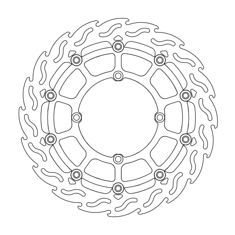 Moto-Master Bremsscheibe Schwimmend Flame 112302 von Moto-Master