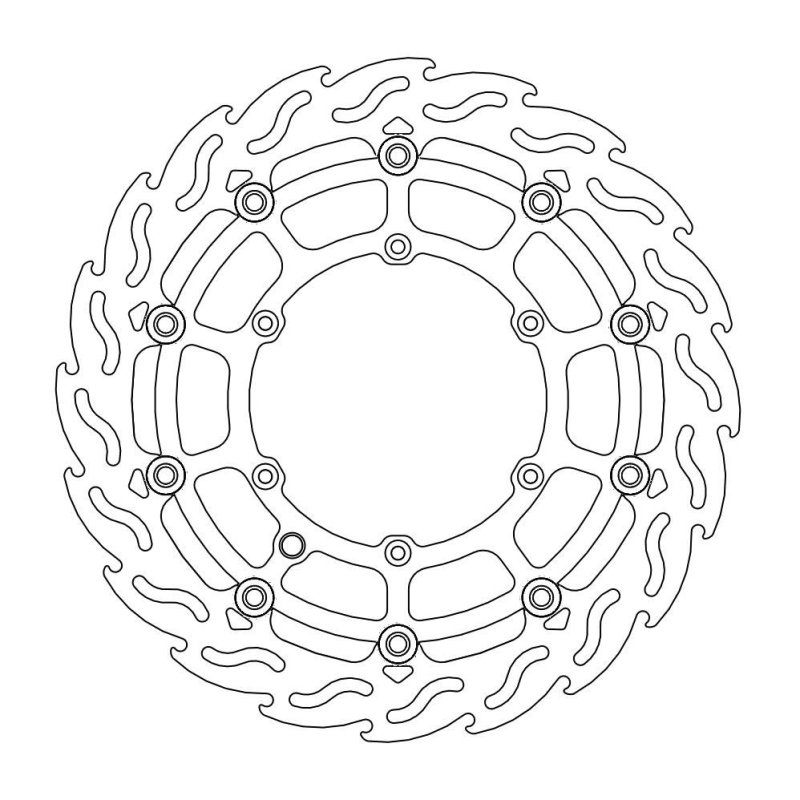 Moto-Master Bremsscheibe Schwimmend Flame MM112294 von Moto-Master