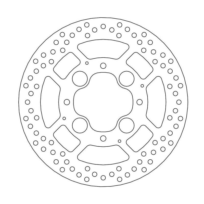 Moto-Master HALO Bremsscheibe hinten 110492 von Moto-Master