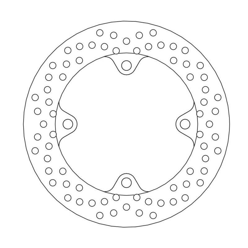 Moto-Master HALO Bremsscheibe hinten 110493 von Moto-Master