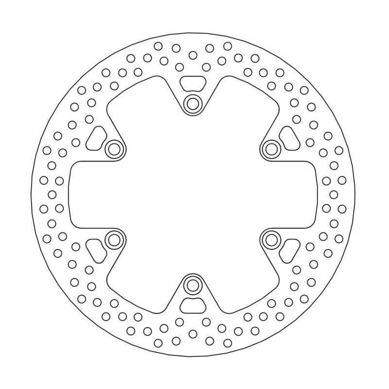 Moto-Master Halo Bremsscheibe Vorne Fix 110543 von Moto-Master