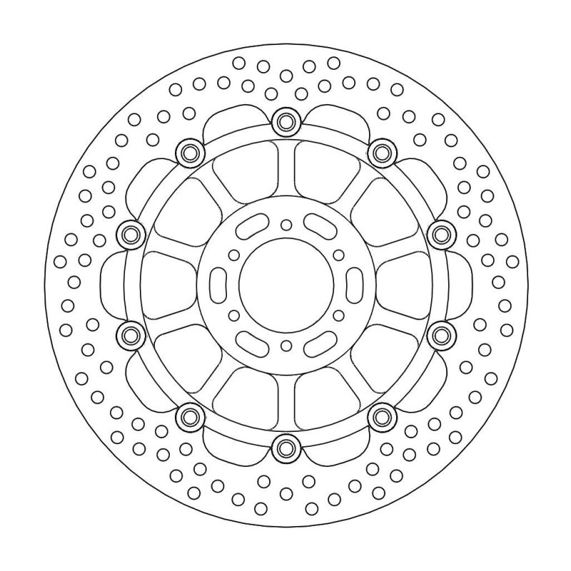 Moto-Master Halo Bremsscheibe Vorne Honda 113104 von Moto-Master