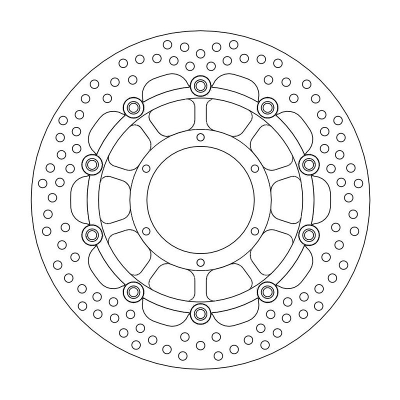 Moto-Master Halo Bremsscheibe Vorne Honda 113106 von Moto-Master
